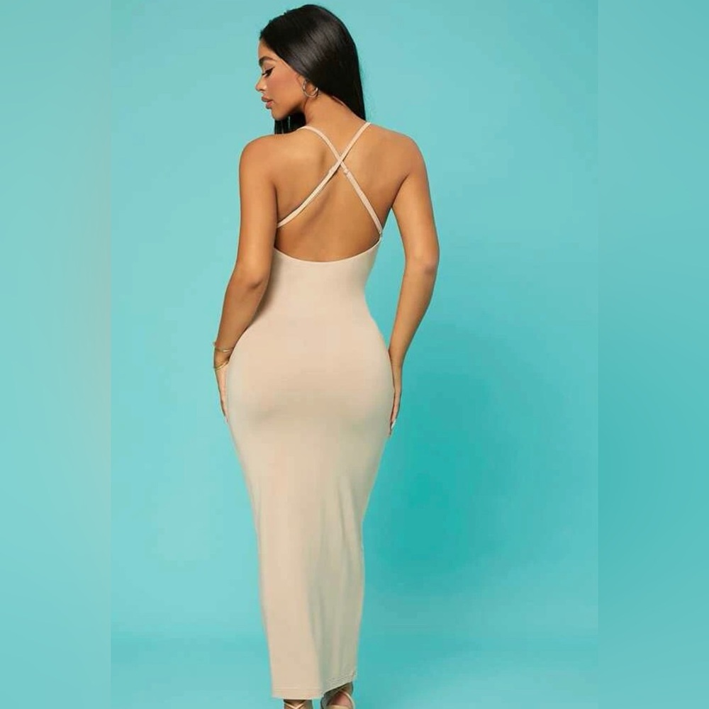 Would criss-cross backless dress
